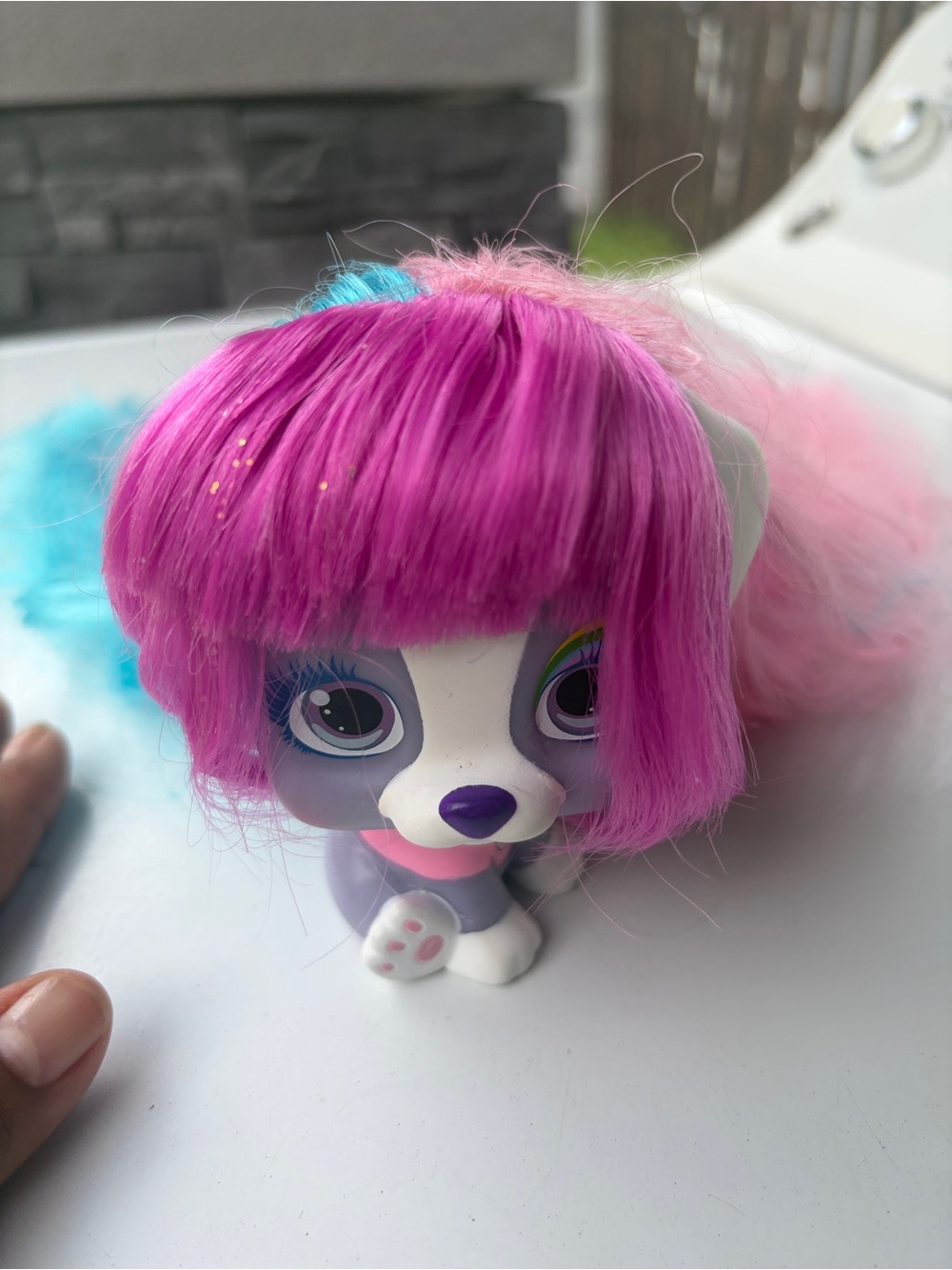VIP Pets Rainbow Hair Puppy Lady Gigi